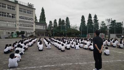 教育実習生（養護）からの挨拶