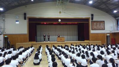 教育実習生の挨拶